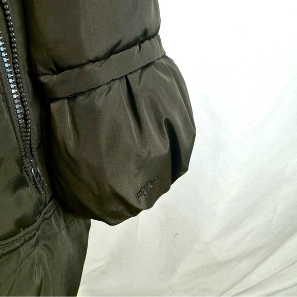 RUDSAK GREEN COAT FEATHER AND DOWN WINTER COAT RUD BY RUDSAK COAT SIZE XL - Picture 14 of 17